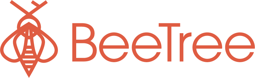 BeeTree logo, has a bee with phylogeny tree for antennae